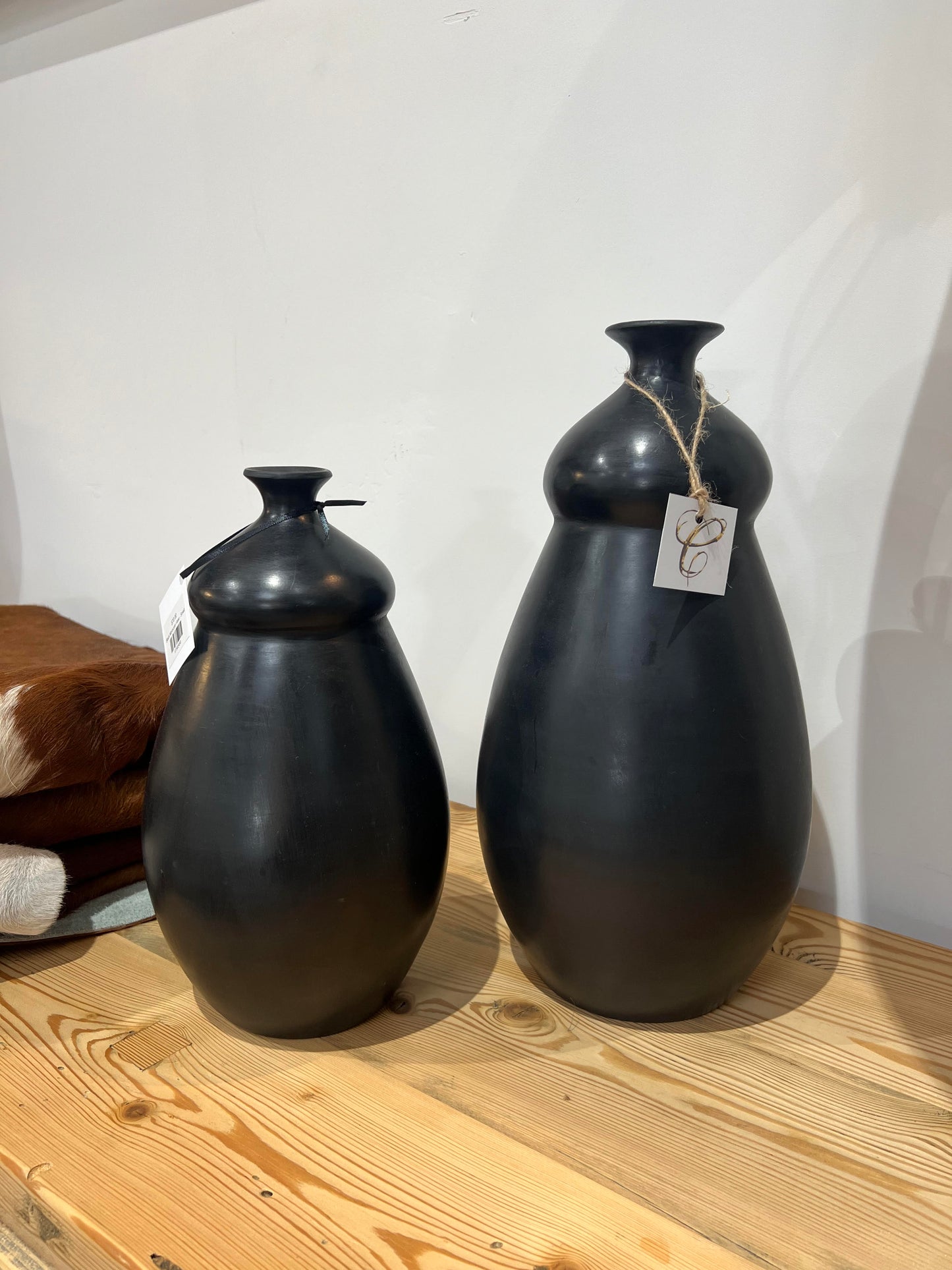 Black Moroccan Vase - Small